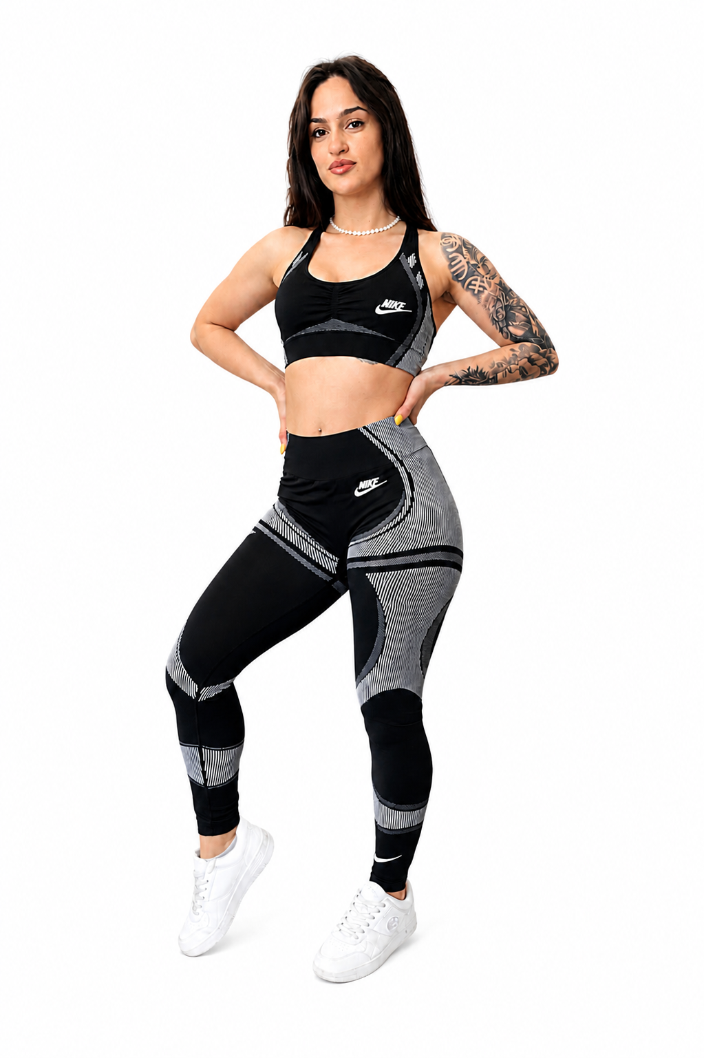 Conjunto fitness push up seamless mujer