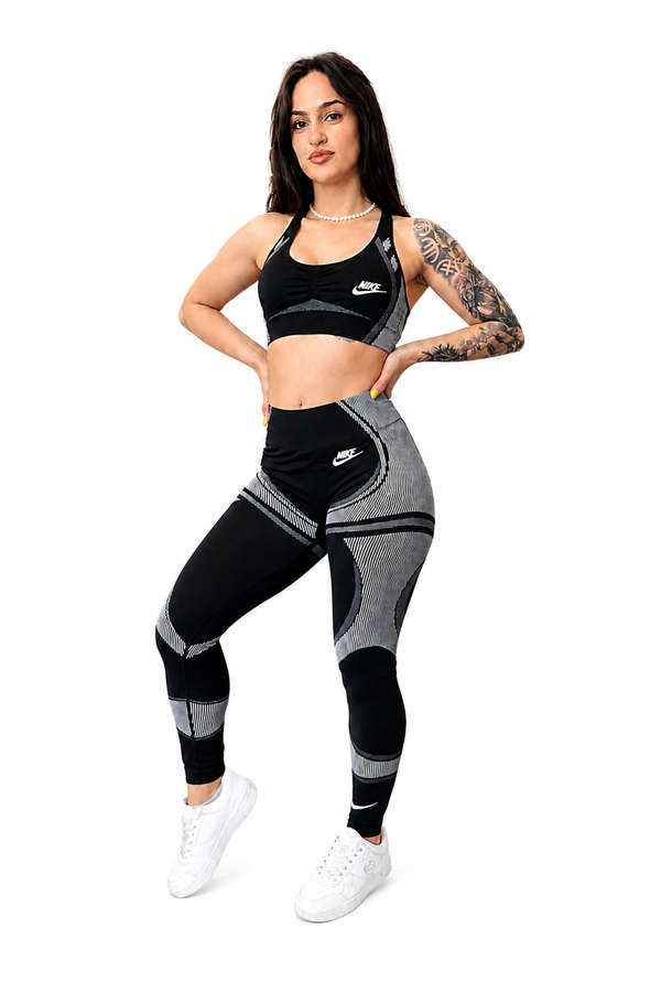 Conjunto fitness push up seamless mujer