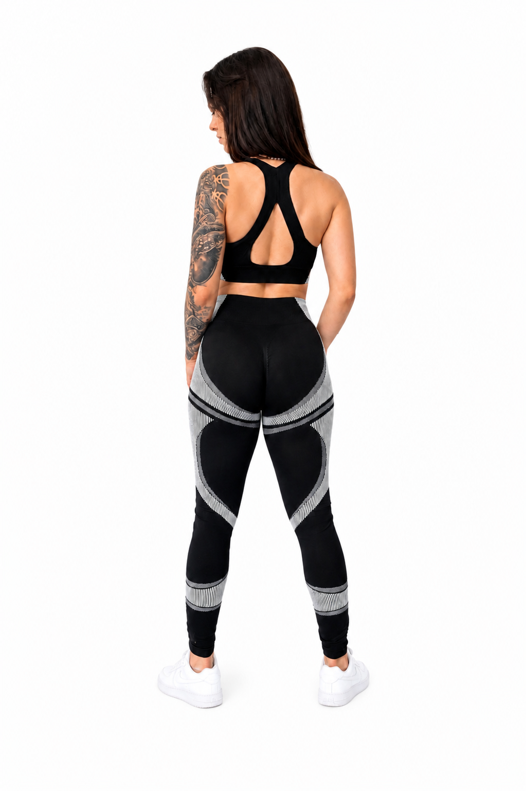 Conjunto fitness push up seamless mujer