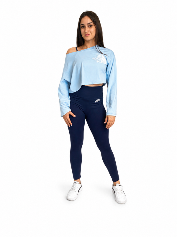 Set deportivo top + leggings + sudadera