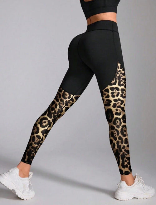 Leggings sculpt fit cintura alta mujer leopardo